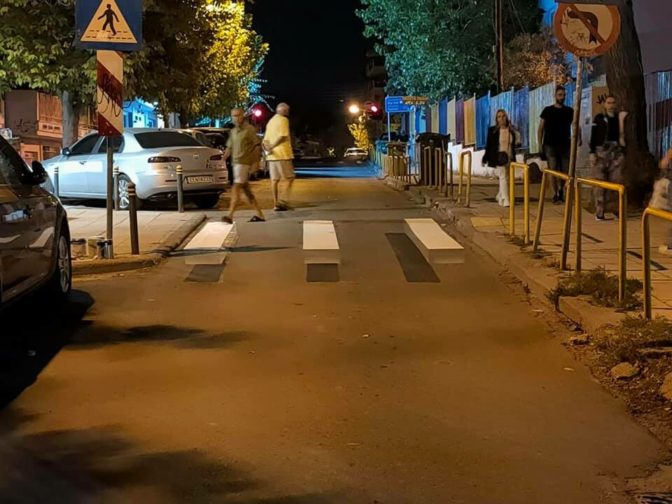 Η πρώτη τρισδιάστατη σχεδίαση διάβαση πεζών, στη Θεσσαλονίκη. Στόχος η 'αφύπνιση' των οδηγών