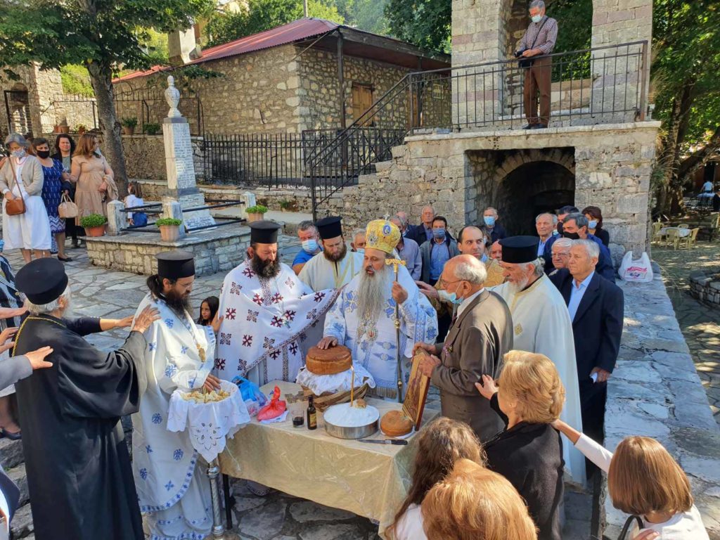 Στο ορεινό Χαλίκι ο Μητροπολίτης Σταγών και Μετεώρων Θεόκλητος