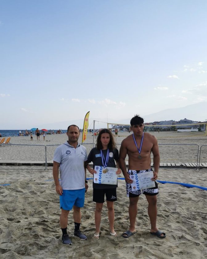 Στο πανευρωπαϊκό πρωτάθλημα Beach wrestling η Ψωμά και Τσιόβολος του Α.Σ.ΤΡΙΚΑΛΩΝ