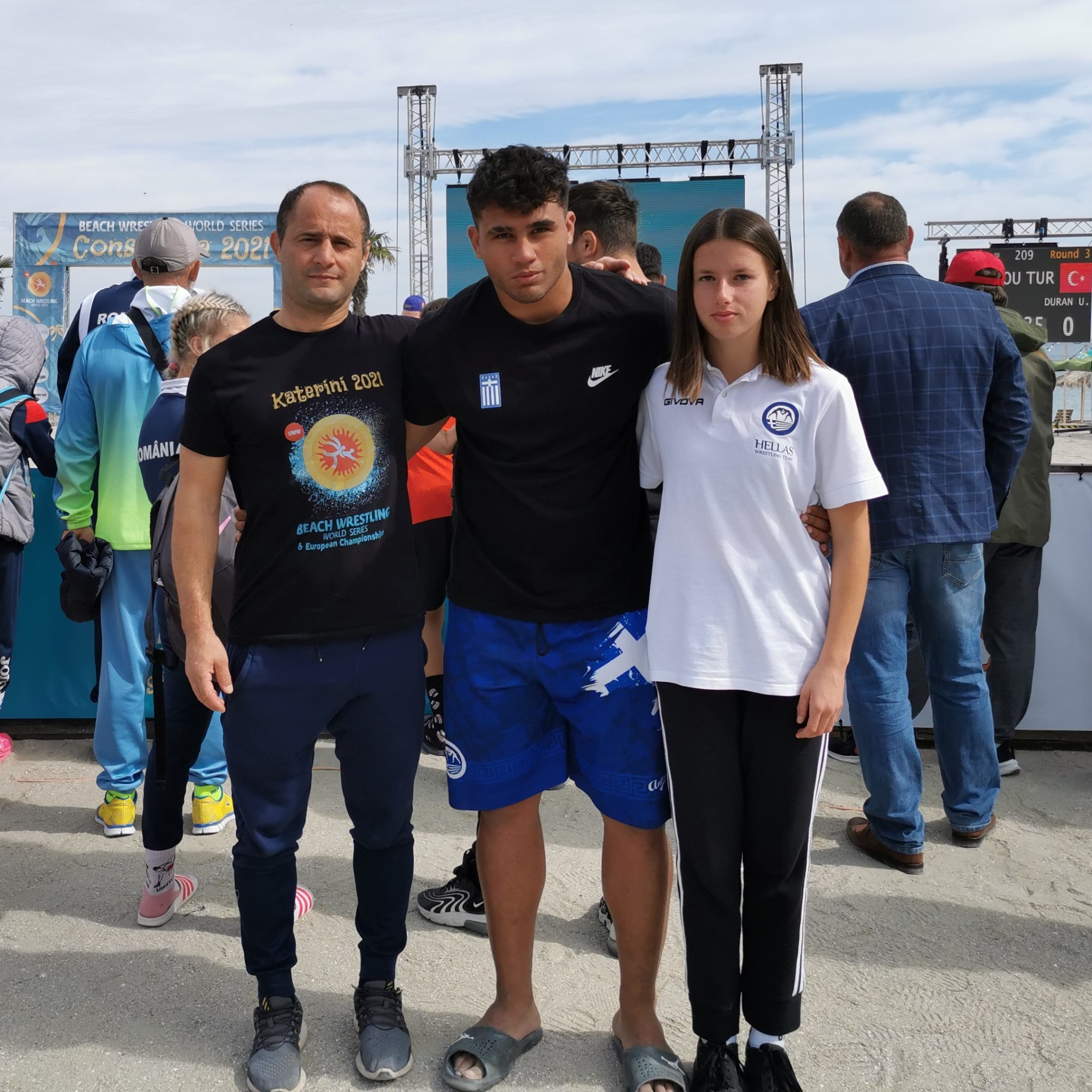 Πέμπτος (5ος) στο παγκόσμιο πρωτάθλημα πάλης Εφήβων-νεανίδων στην άμμο ο Τσιόβολος και δέκατη (10ή) η Ψωμά του ΑΣ ΤΡΙΚΑΛΩΝ