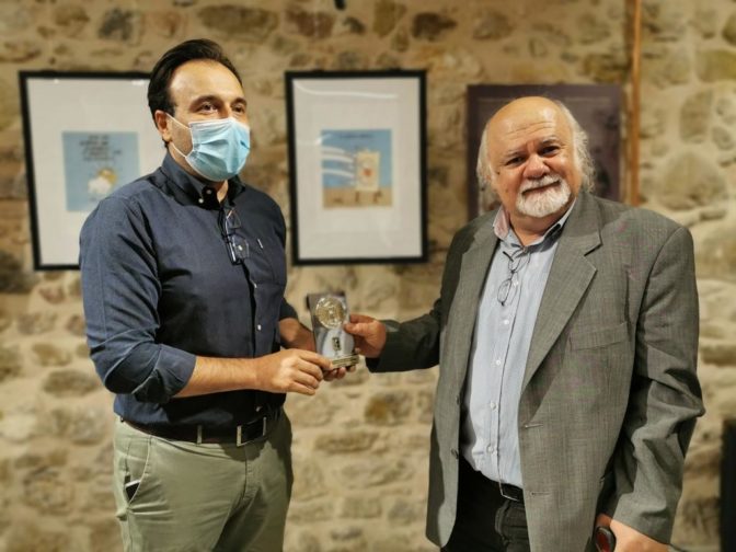 Συγκίνηση και χαμόγελα στην τιμητική εκδήλωση – έκθεση για τον σκιτσογράφο Κουρσό