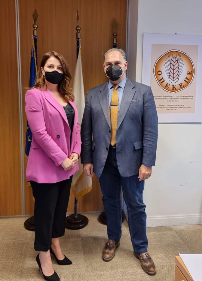 «Στον ΟΠΕΚΕΠΕ για την άμεση καταβολή της προκαταβολής της ενιαίας ενίσχυσης, σήμερα η Κατερίνα Παπακώστα»