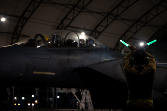 Στη Λάρισα αμερικανικά F-15 για συνεκπαίδευση με Έλληνες πιλότους