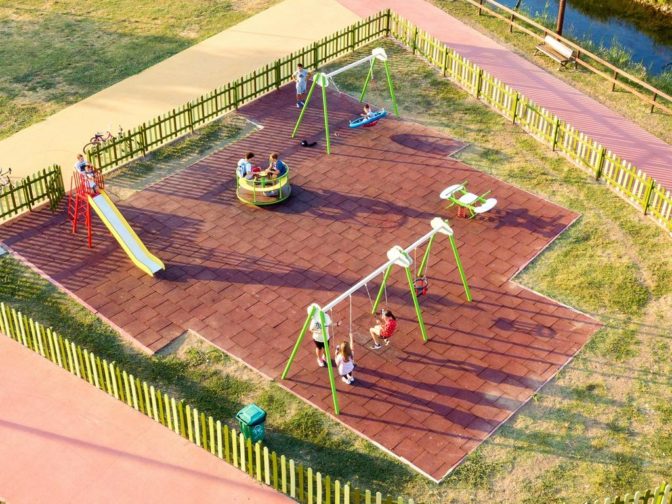 Εγκαινιάζεται η παιδική χαρά στο «νησάκι» του πάρκου Ματσόπουλου
