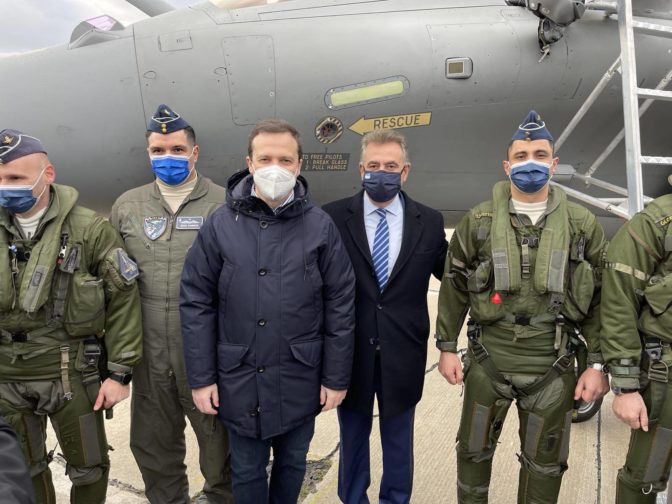 Στην Τελετή Υποδοχής στην Ελλάδα των 6 πρώτων Rafale της Πολεμικής Αεροπορίας ο Θανάσης Λιούτας