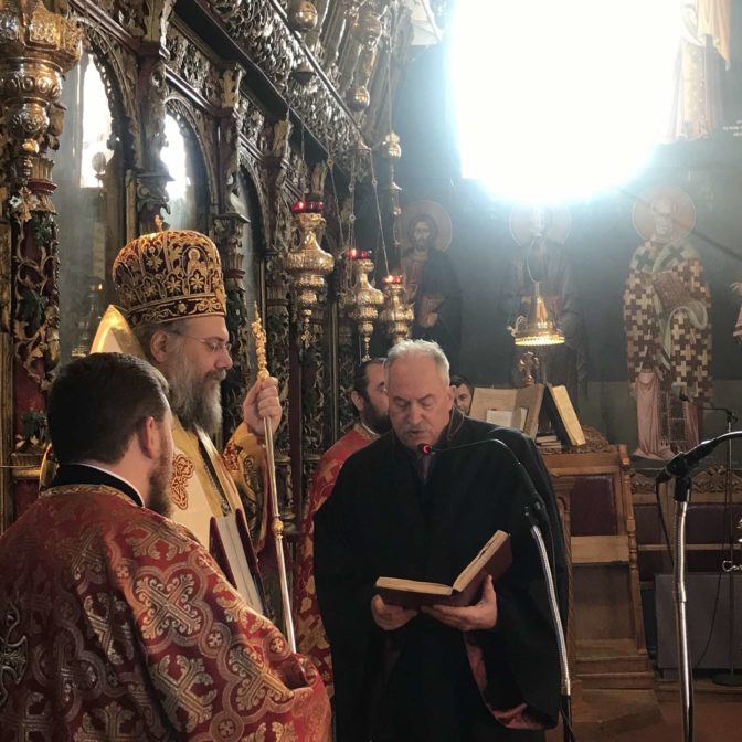 Χειροθεσία του Ιεροψάλτη Αθανασίου Τζέλη στο Μεγαλοχώρι