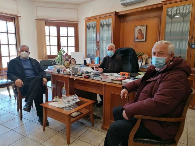 Συνάντηση του Δημάρχου Δήμου Μετεώρων με τον πρώην Νομάρχη και Βουλευτή κ. Βλαχογιάννη Ηλία