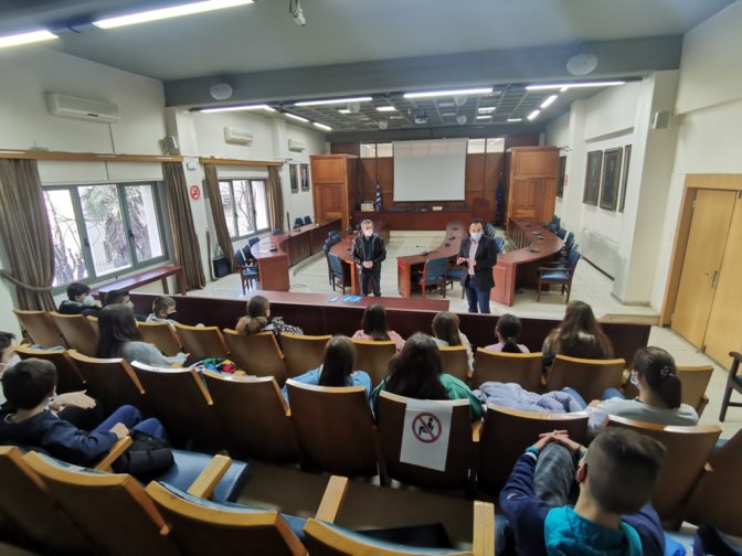 Η τοπική κληρονομιά στο επίκεντρο συζήτησης Παπαστεργίου – μαθητών