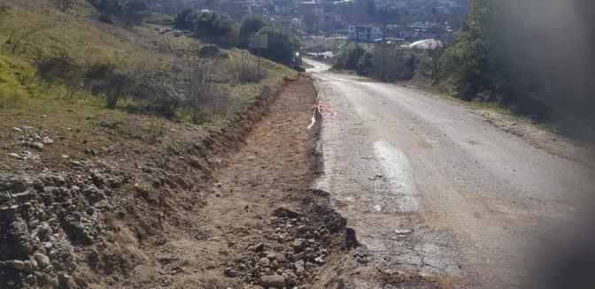 Έργο επίλυσης χρονίζοντος προβλήματος σε δρόμο της Κοινότητας Καστρακίου