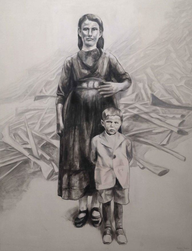  «Η άρση των πεύκων»: Έκθεση εικαστικών της Χρύσας Κοφίνα στο Μουσείο Τσιτσάνη