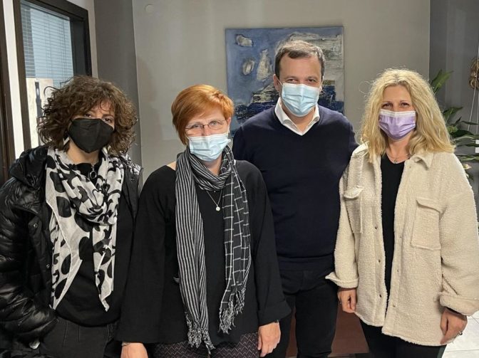 Επίσκεψη του Συλλόγου Εργαζομένων Πρωτοβάθμιας Φροντίδας Υγείας Ν. Τρικάλων στον Βουλευτή Τρικάλων Θανάση Λιούτα