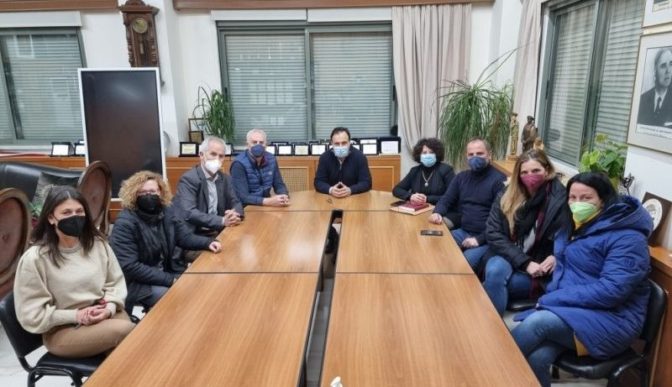 Ευχαριστίες στον Δήμο Τρικκαίων και συντονισμός για την επέκταση του 5ου Δημ. Σχολείου Τρικάλων