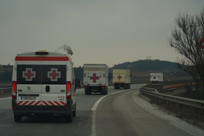 Ο Ελληνικός Ερυθρός Σταυρός παρέδωσε 40 τόνους ανθρωπιστικής βοήθειας στην Ουκρανία