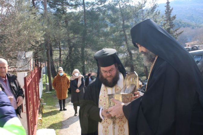 Η Υποδοχή της Τίμιας Κάρας του Αγίου Βησσαρίωνος στην Τοπική Κοινότητα Αγίου Βησσαρίωνος
