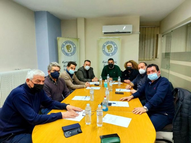 Στον Εμπορικό Σύλλογο Τρικάλων ο Αντιδήμαρχος Έργων Γεώργιος Καταβούτας