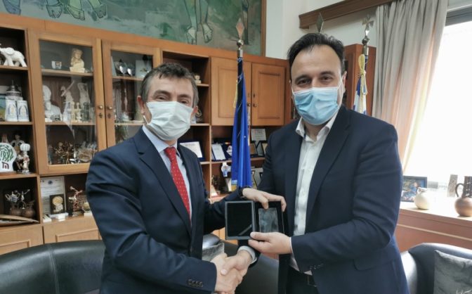 Σε θετικό κλίμα η επίσκεψη του Τούρκου Πρόξενου στον Δήμαρχο Τρικκαίων