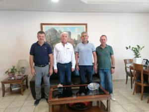 Επίσκεψη του νέου Διευθυντή Κέντρου Υγείας Καλαμπάκας στον Δήμαρχο του Δήμου Μετεώρων