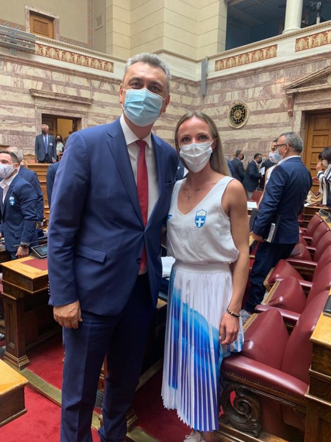 Συγχαρητήριο Μήνυμα Γιώργου Κωτσού στην Αντιγόνη Ντρισμπιώτη