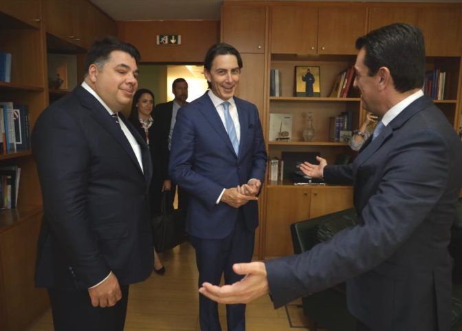 Συνάντηση Σκρέκα με τον σύμβουλο για θέματα ενέργειας του Προέδρου των ΗΠΑ, Τζο Μπάιντεν