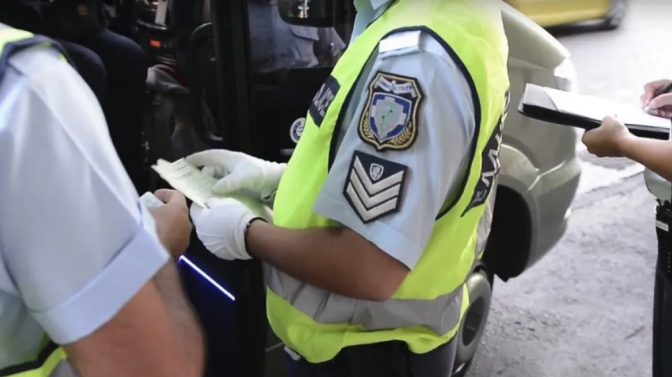 100.891 τροχονομικοί έλεγχοι και 20.705 παραβάσεις σε μία εβδομάδα