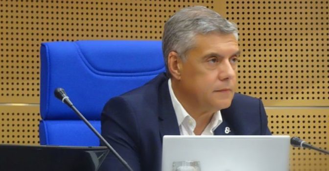 Χαιρετισμός Αγοραστού στην τελετή έναρξης του 1ου Ιπποκράτειου Ιατρικού Συνεδρίου του Πανεπιστημίου Θεσσαλίας