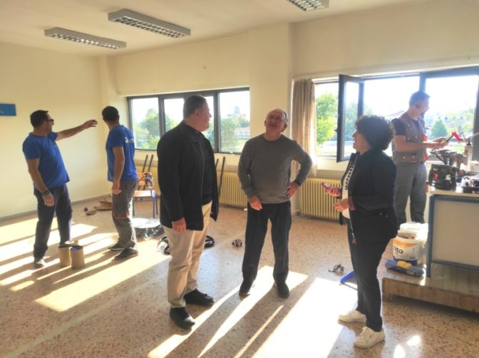 Βελτίωση υποδομών από τον Δ. Τρικκαίων στο 7ο Λύκειο