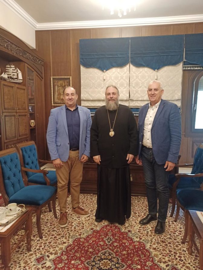 Επίσκεψη των Διευθυντών Πρωτοβάθμιας και Δευτεροβάθμιας Εκπαίδευσης στον Μητροπολίτη Τρίκκης, Γαρδικίου και Πύλης