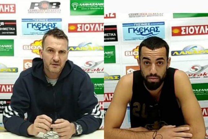 Δηλώσεις Χάρη Φόρου και Κώστα Νέσση ενόψει του ντέρμπι με τη Νίκη Βόλου