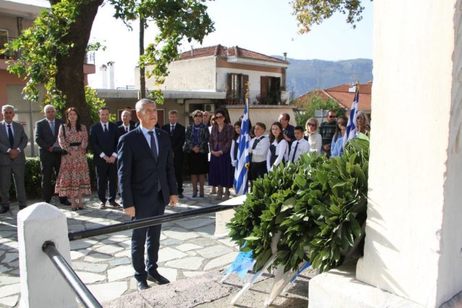 Ο Περιφερειάρχης Θεσσαλίας Κώστας Αγοραστός στην Καλαμπάκα
