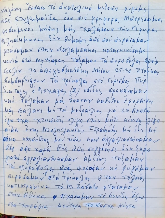 «Νάσου 30 στούκας, βομβάρδιζαν τα Τρίκαλα» - Συγκλονίζουν τα απομνημονεύματα Έλληνα φαντάρου