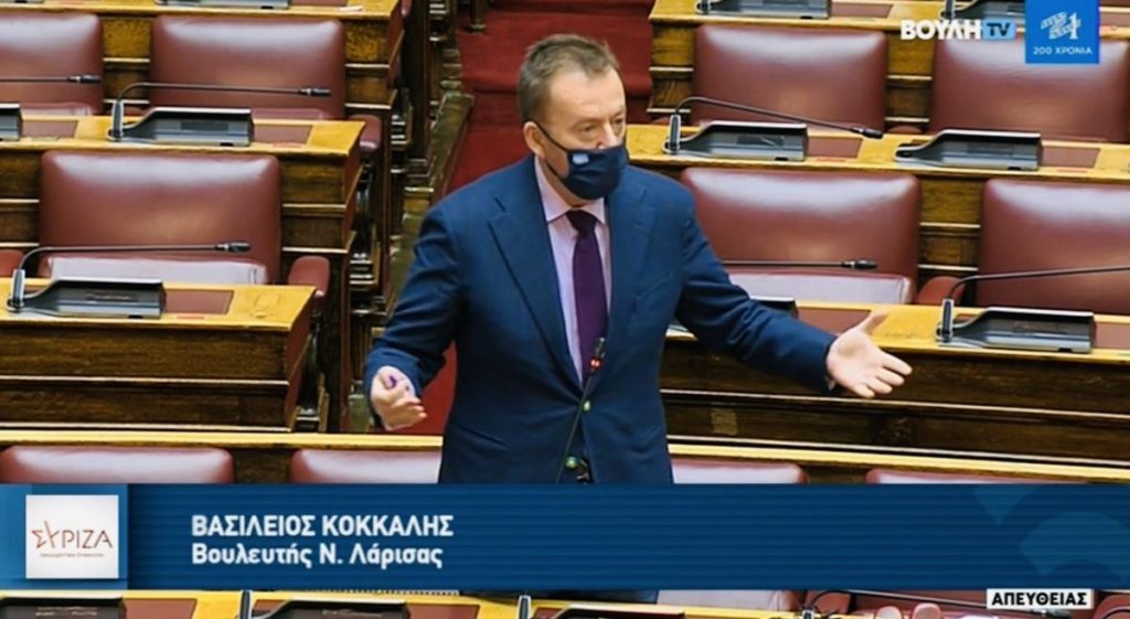 Ο Κόκκαλης απαντά στον Σερέτη με ερώτηση στον Πλεύρη για την πραγματικότητα στη Γαστρεντερολογική του ΓΝΛ