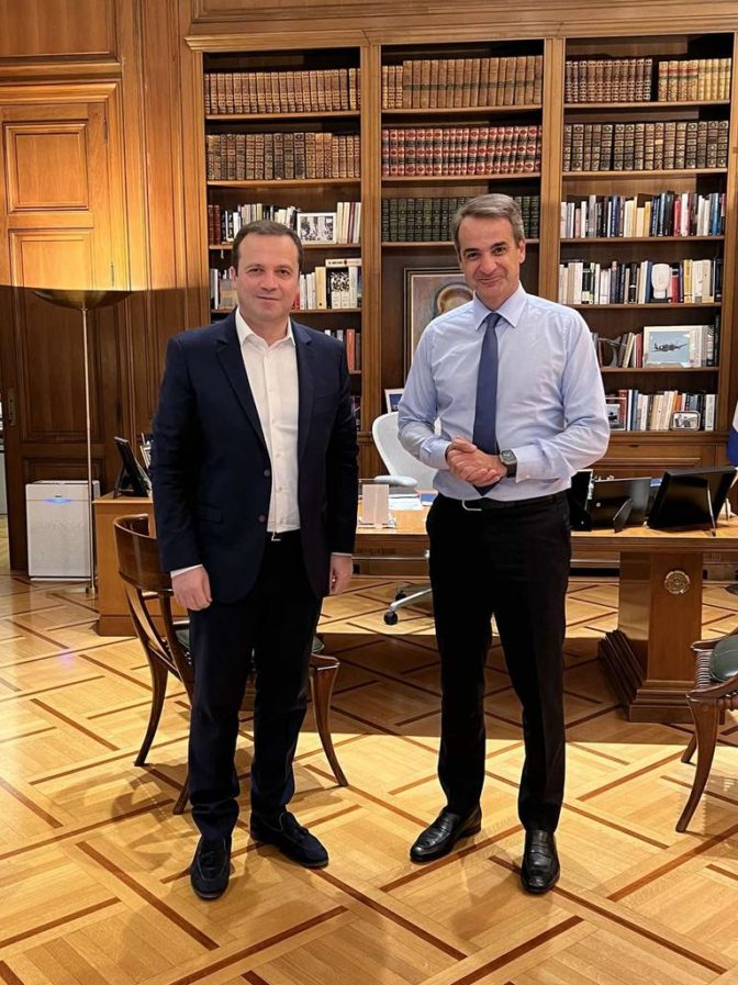 Στον Πρωθυπουργό ο Θανάσης Λιούτας