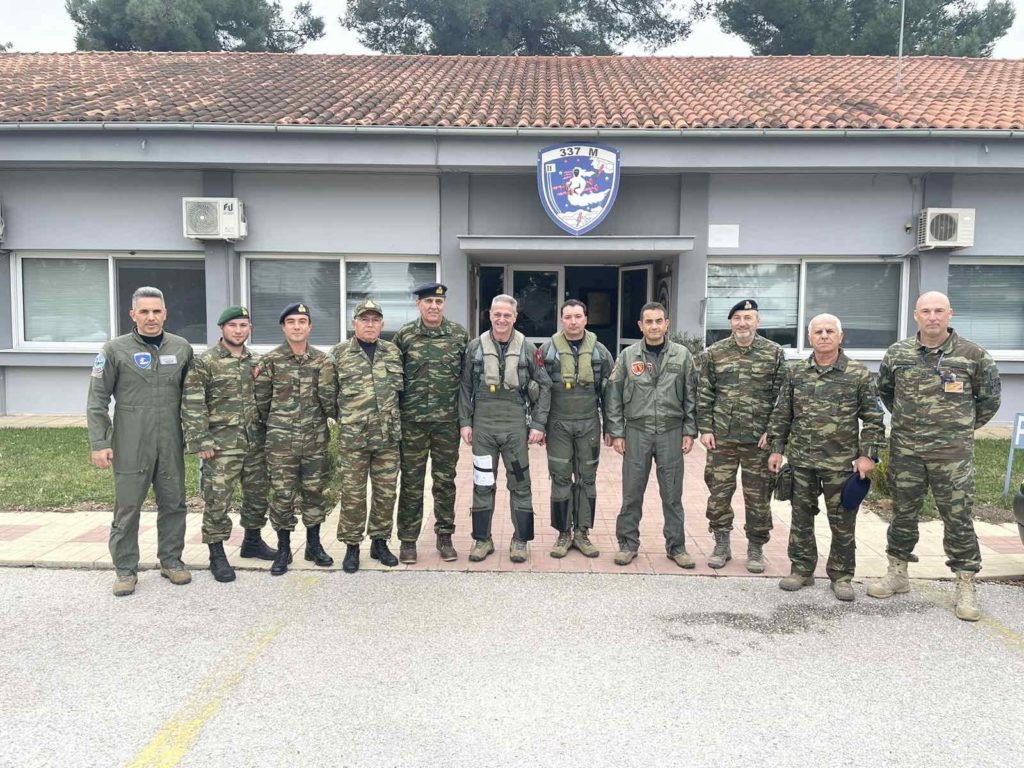 Επίσκεψη Αντιπροσωπείας του ΣΕΑΝ Λάρισας στον ΑΤΑ και την 110 Πτέρυγα Μάχης