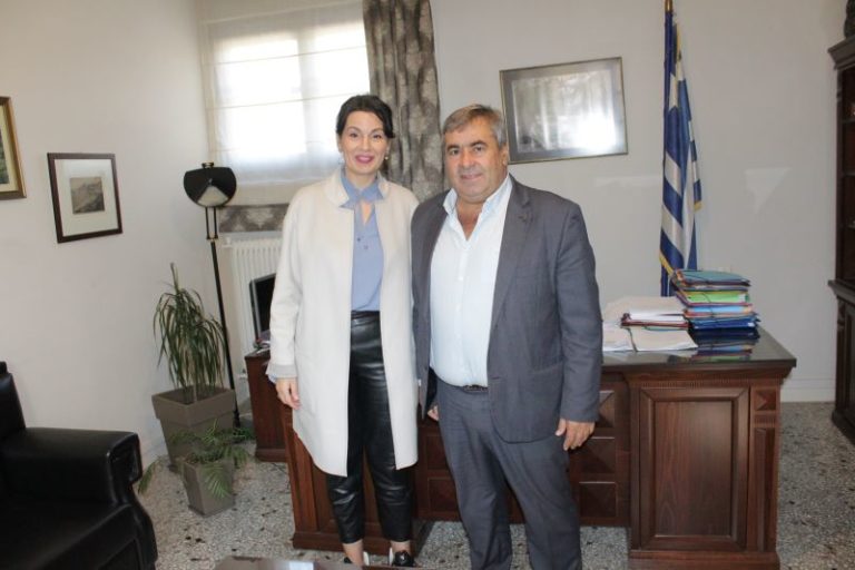 Στον Δήμαρχο Πύλης η Μαρίνα Κοντοτόλη
