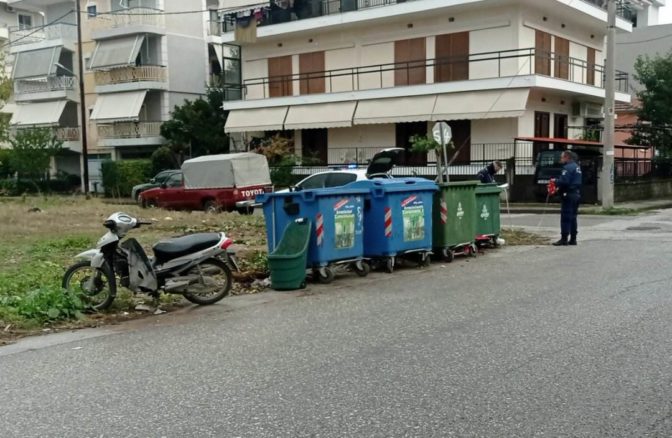 Στο Νοσοκομείο νεαρός δικυκλιστής μετά από τροχαίο στα Τρίκαλα (φωτό)