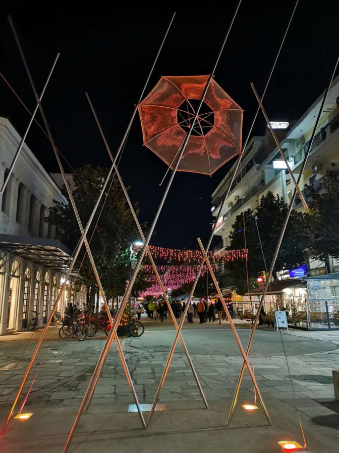 Τρίκαλα: Πορτοκαλί μήνυμα από την «Ομπρέλα» ενάντια στη βία κατά γυναικών