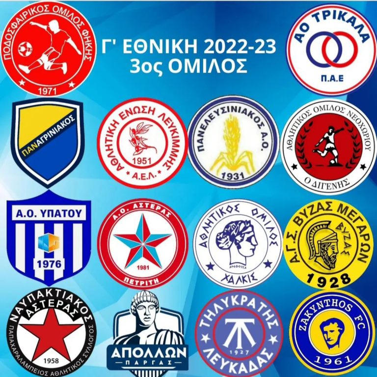 ΑΟ Τρίκαλα, Φήκη και Νεοχώρι έμαθαν το πρόγραμμα - Οι πρεμιέρες τους στη Γ'Εθνική