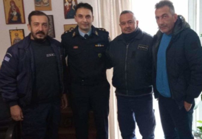 Η Εξωτερική Φρουρά των Φυλακών Τρικάλων τίμησε τον πρώην διοικητή Αθ. Καππά