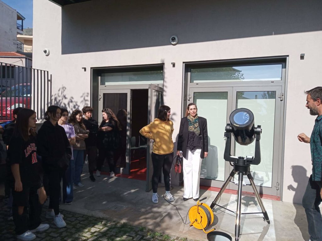 Παρατήρηση ηλίου με τους μαθητές του 2ου Γυμνασίου Καλαμπάκας