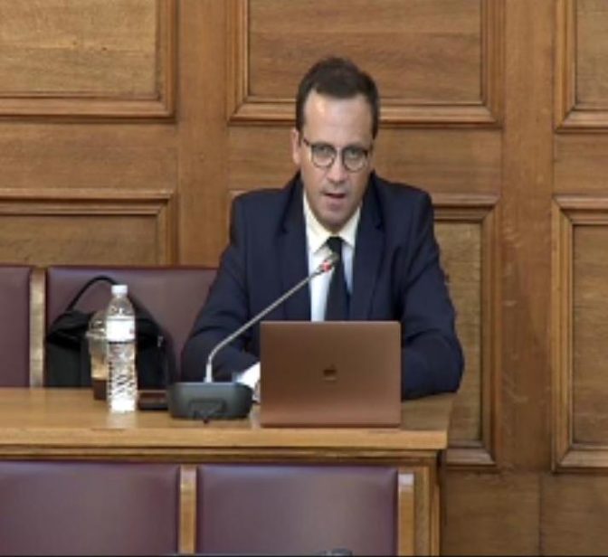 Τοποθέτηση Θανάση Λιούτα στην Επιτροπή Άμυνας και Εξωτερικών Υποθέσεων