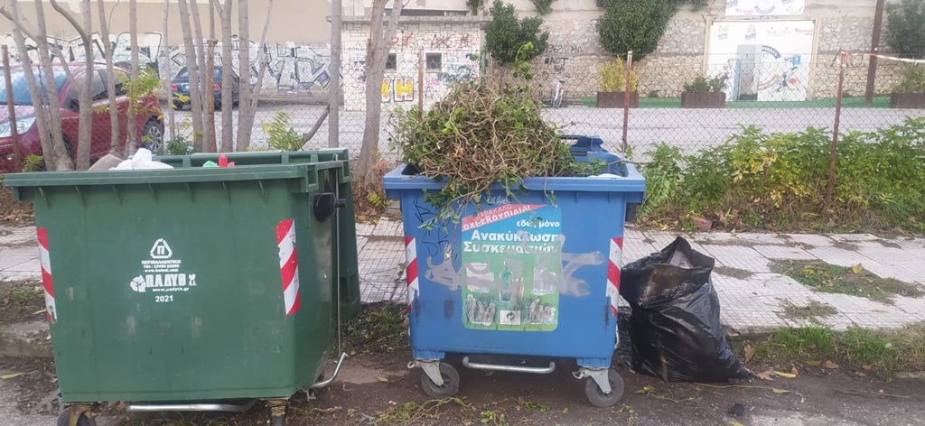Τα ίδια Παντελάκη μου - Και πάλι κλαδιά στους κάδους ανακύκλωσης