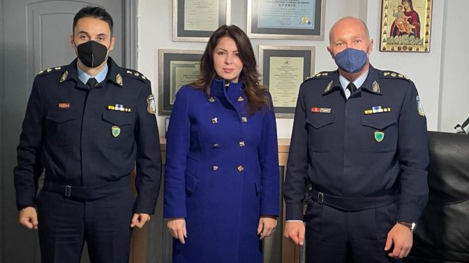 Στην Αστυνομική Διεύθυνση Τρικάλων η Παπακώστα