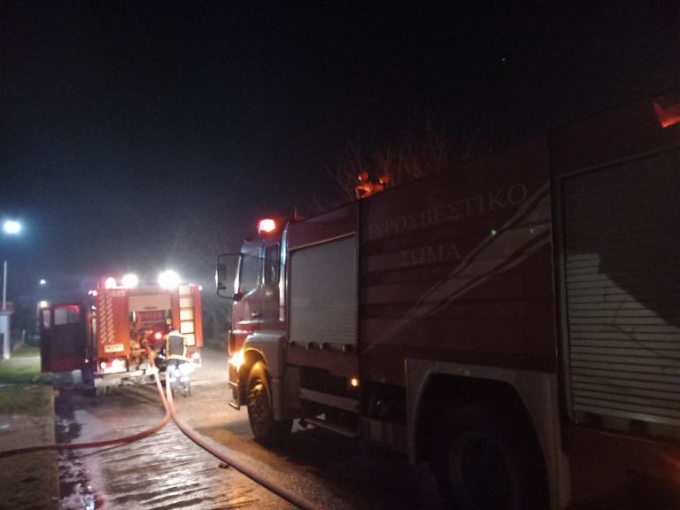 Φωτιά σε οικία στο Βαλτινό (φωτο)