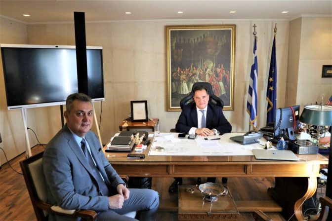 Συνάντηση Γιώργου Κωτσού με τον Άδωνι Γεωργιάδη