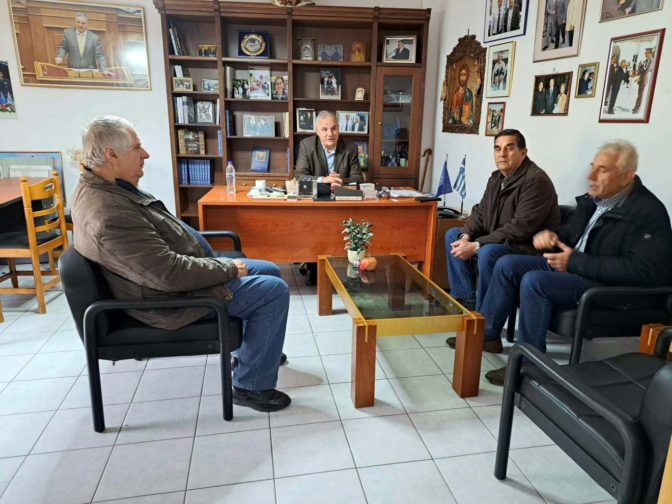 Συνάντηση Τρικαλινών αγωνιστών Κύπρου με Βλαχογιάννη