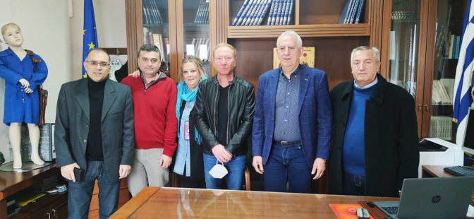 Επίσκεψη του προεδρείου της ΑΔΕΔΥ Τρικάλων στη Διεύθυνση Πρωτοβάθμιας Εκπαίδευσης