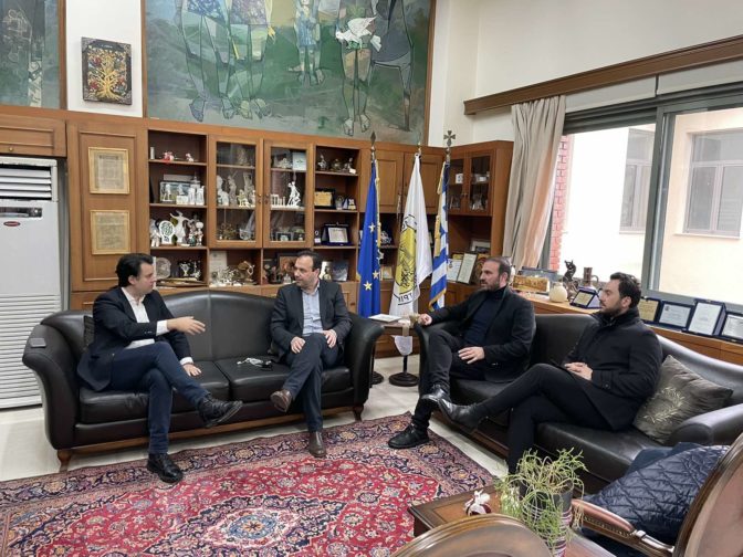 Συνάντηση Γιώργου Βλαχογιάννη - Δημήτρη Παπαστεργίου