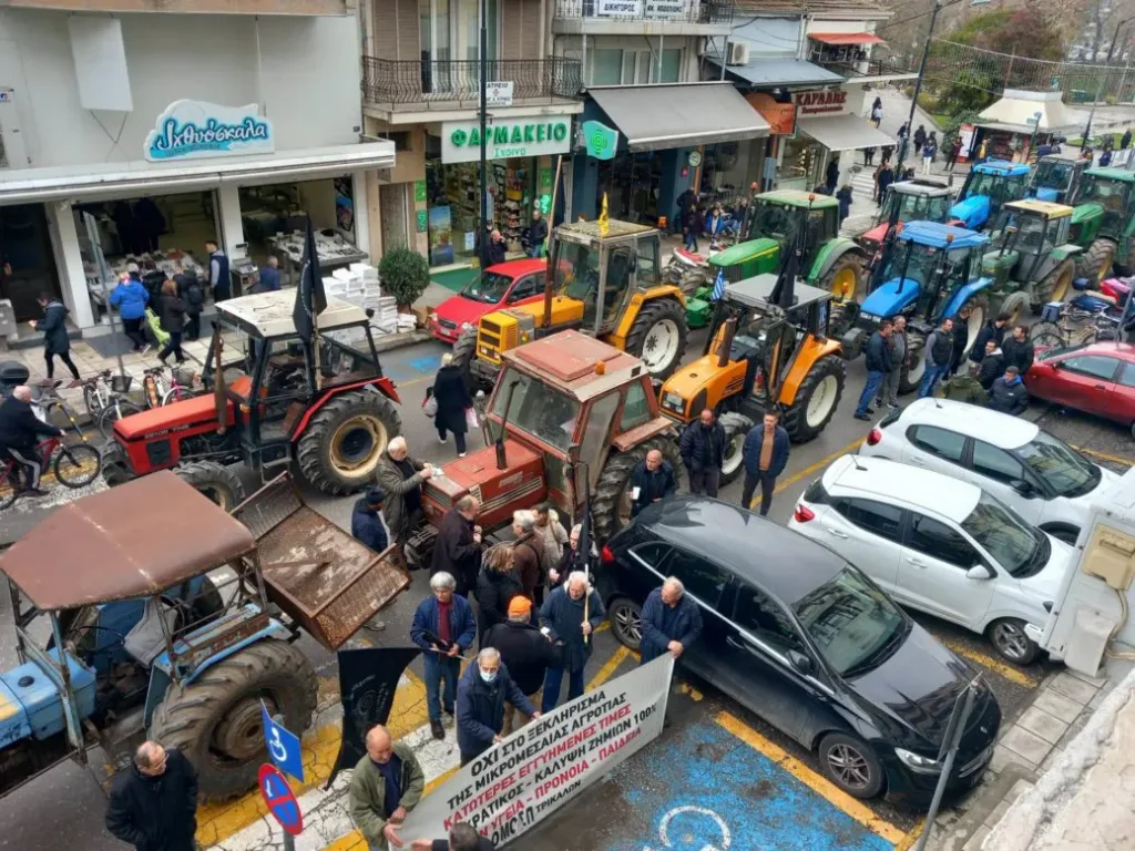 Ξεκινούν από Μεγαλοχώρι και Ζάρκο οι Τρικαλινοί αγρότες για το μπλόκο της Ε-65