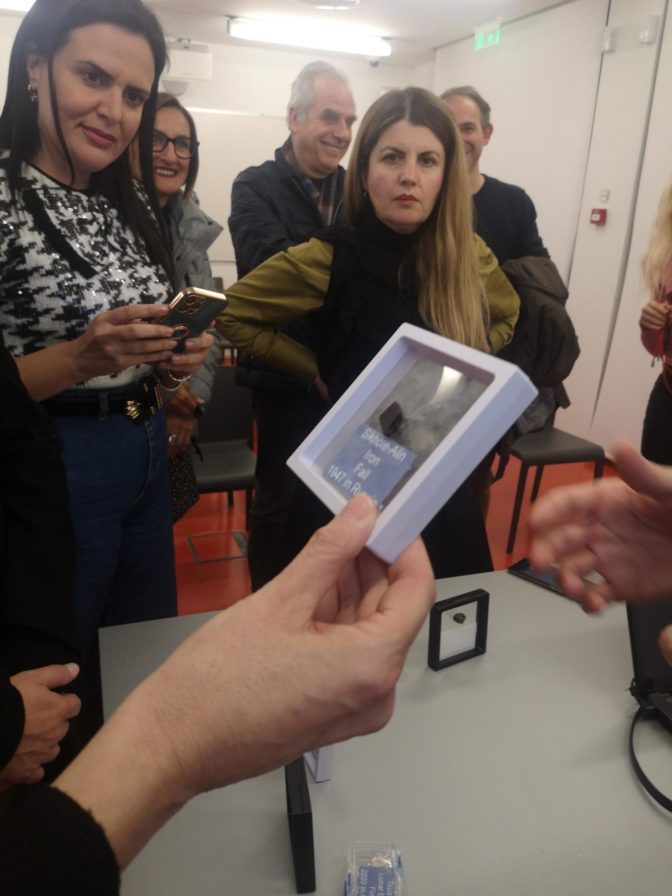 Πραγματοποιήθηκε η ομιλία του Δρ. Μπαζιώτη σχετικά με τους μετεωρίτες της Ανταρκτικής