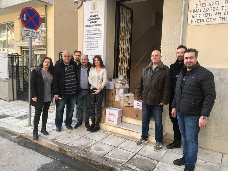Στο Κοινωνικό Παντοπωλείο Τρικάλων η προσφορά των «Αντάρηδων»